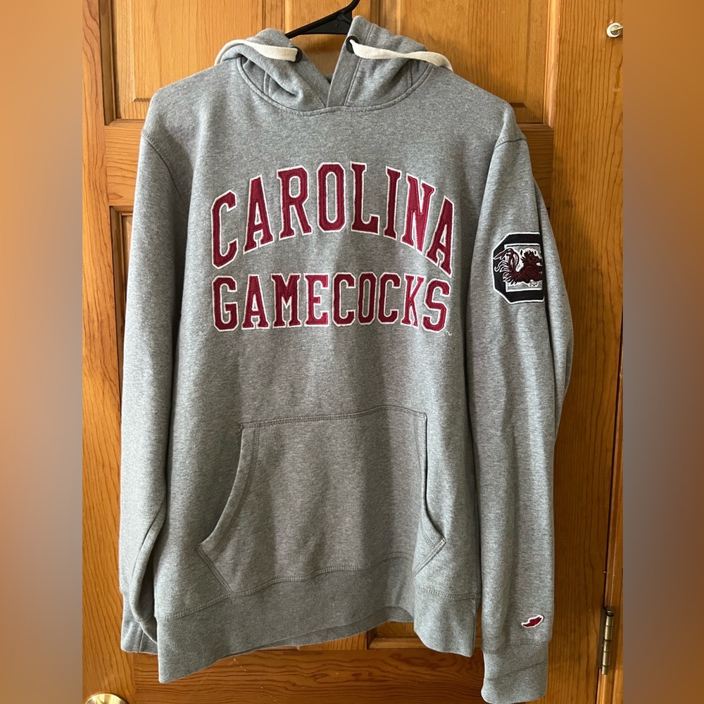 League Gray Carolina Gamecocks Hoodie